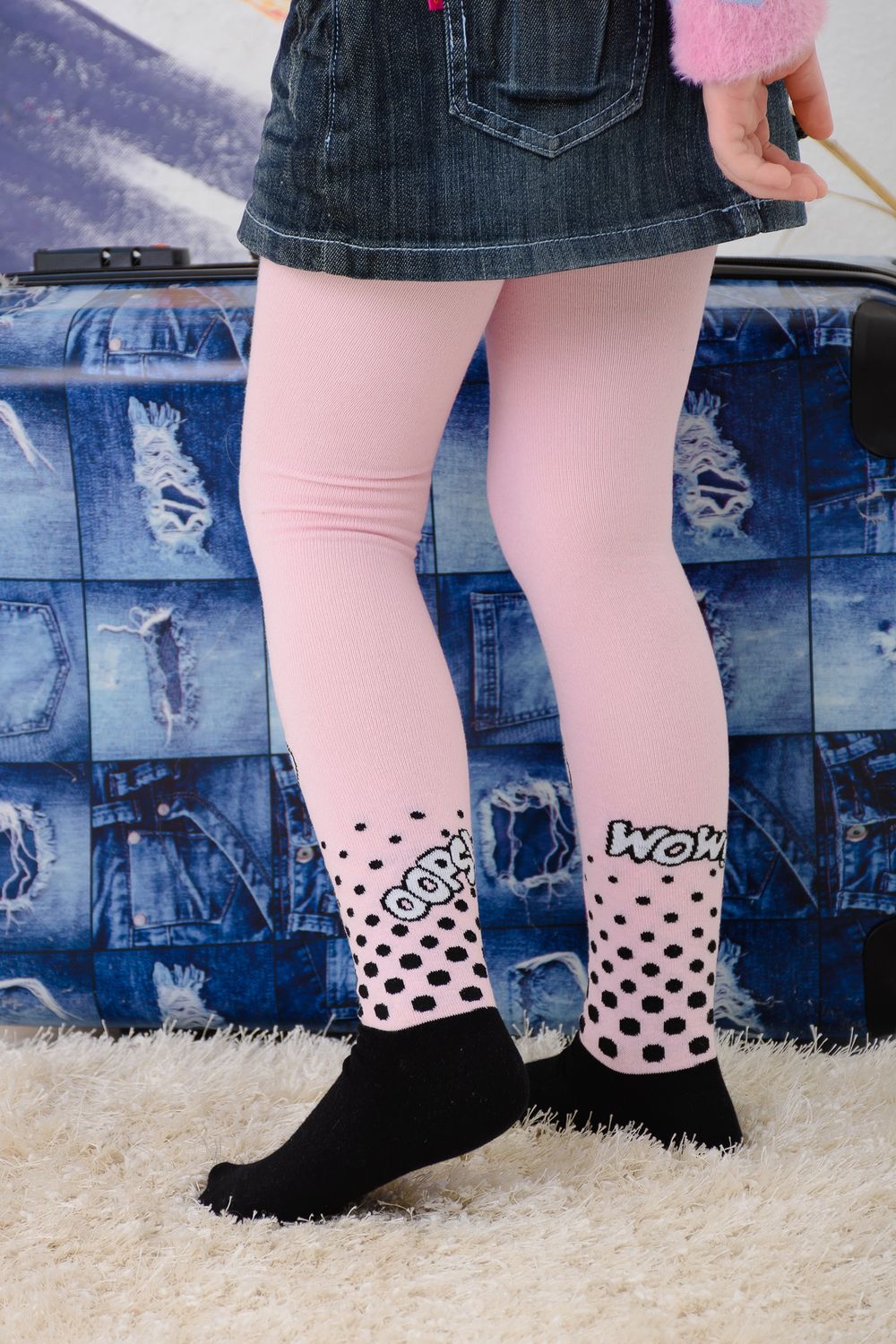 Колготки Аниме детские - розовый