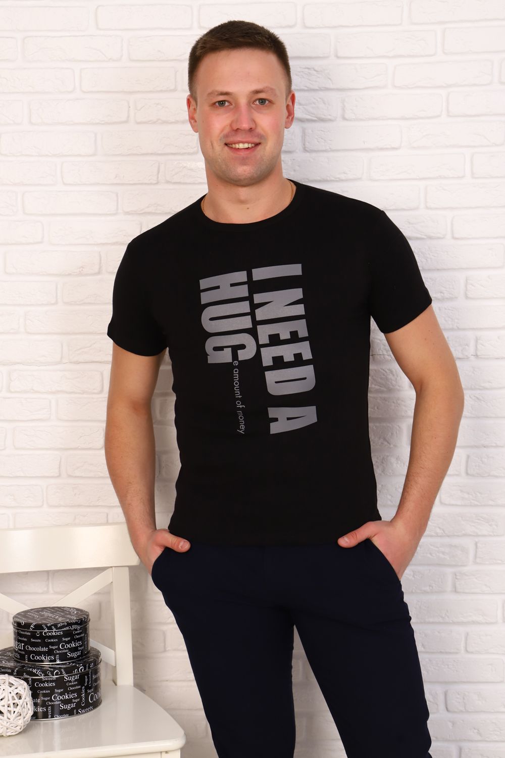 Футболка 5976 - черный