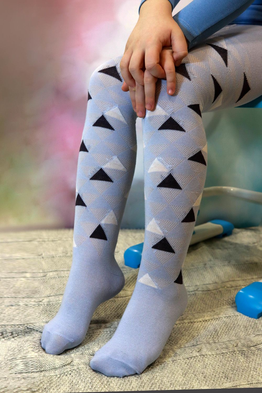 Колготки Улыбка детские - голубой