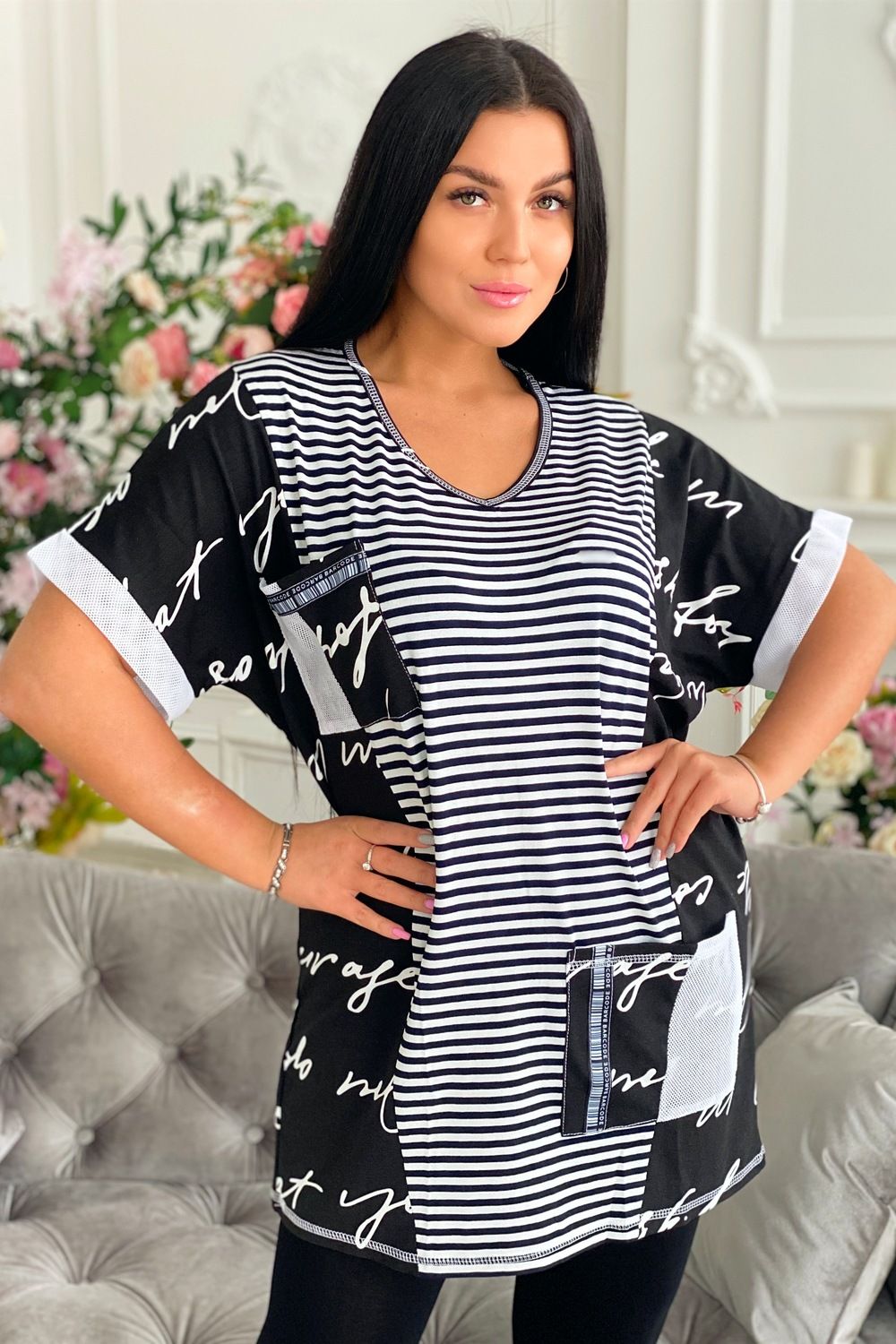 Туника 9041 - черный