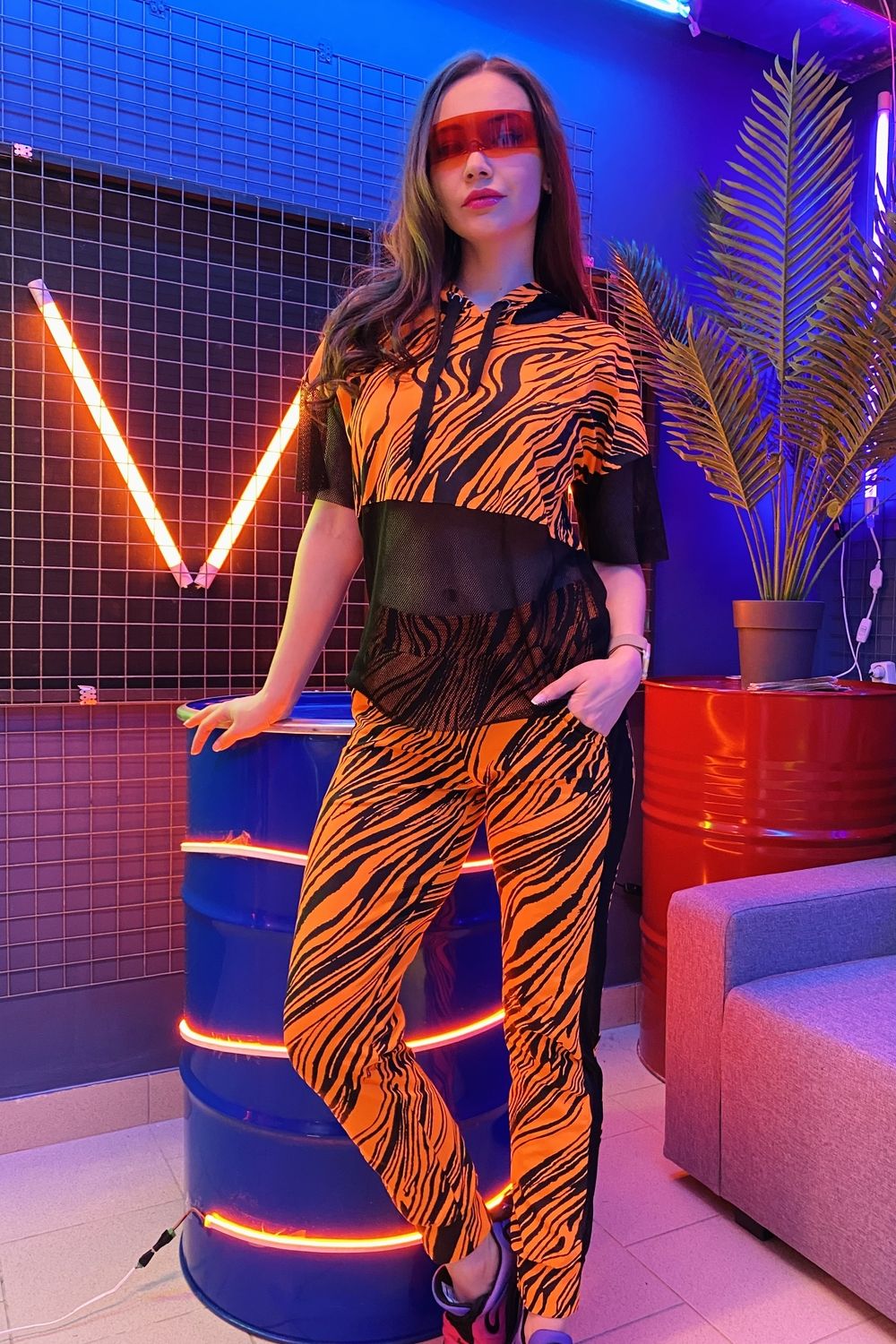 Костюм 8055 - оранжевый