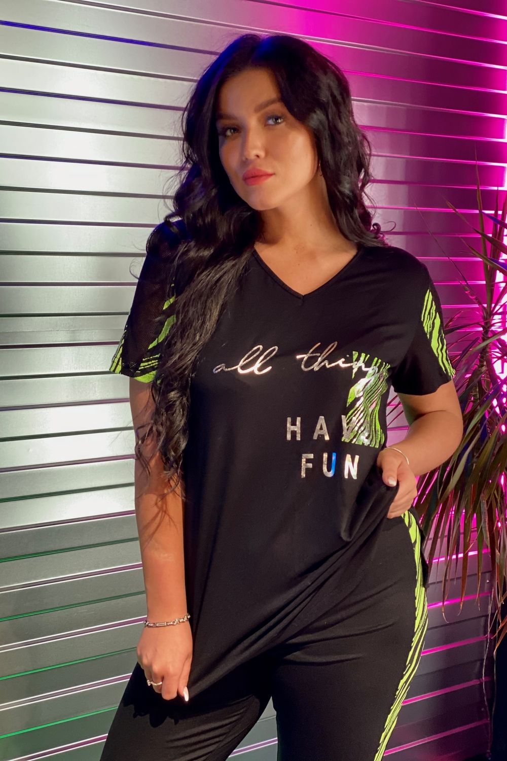 Футболка 9051 - черный