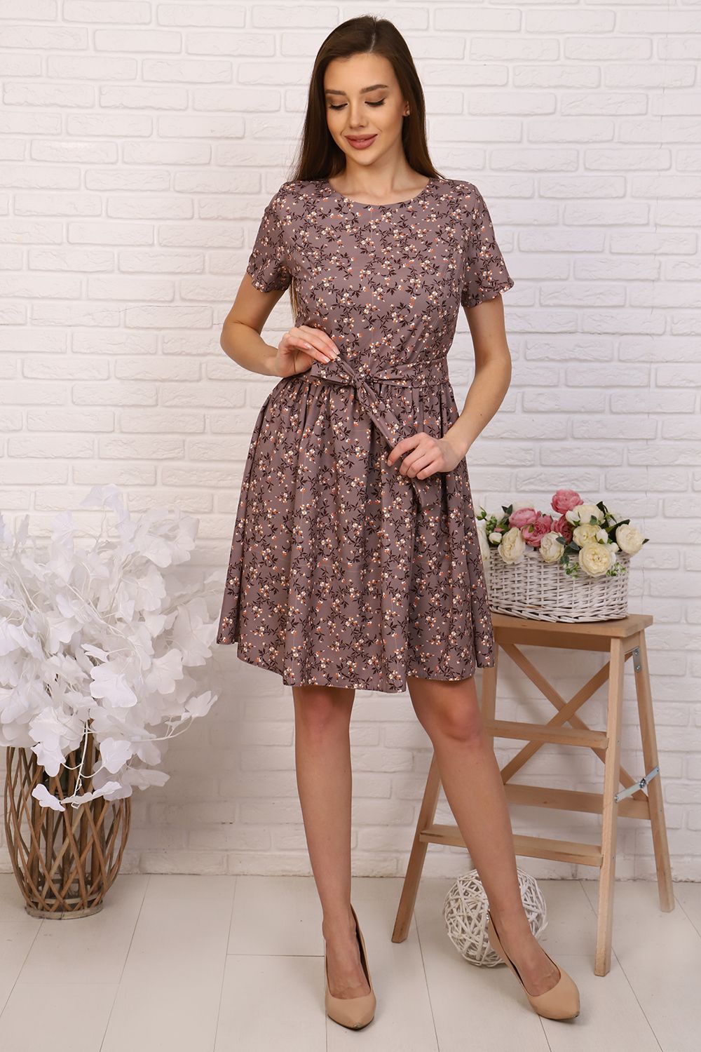 Платье 20617 - капучино