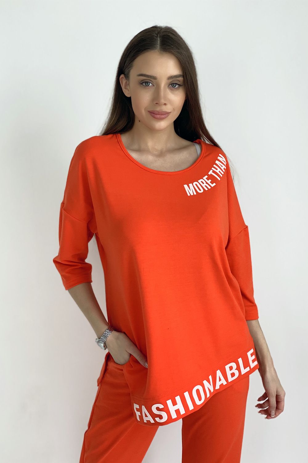 Туника 8085 - рыжий