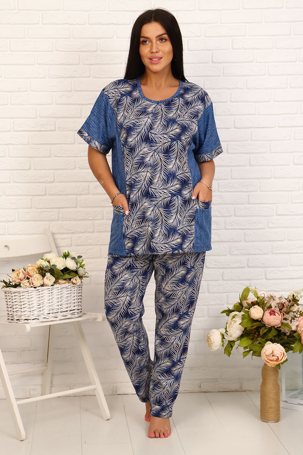 Футболка 4652 - перья