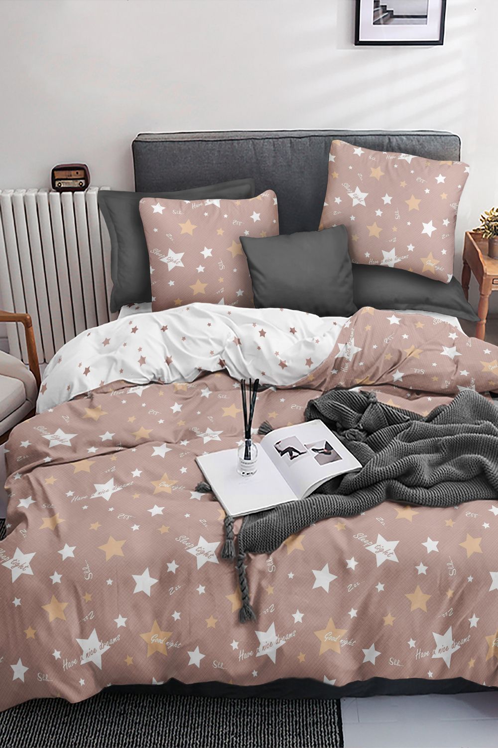 КПБ Павлайн Sweet Sleep Евро Звёздный - латте