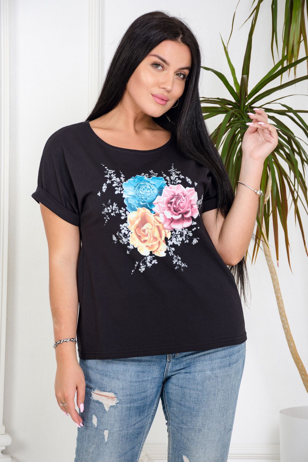 Футболка 4434 - черный