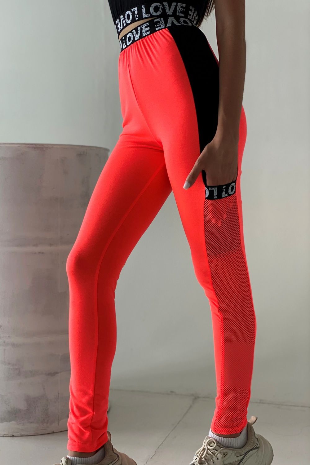 Лосины 8097 - розовый