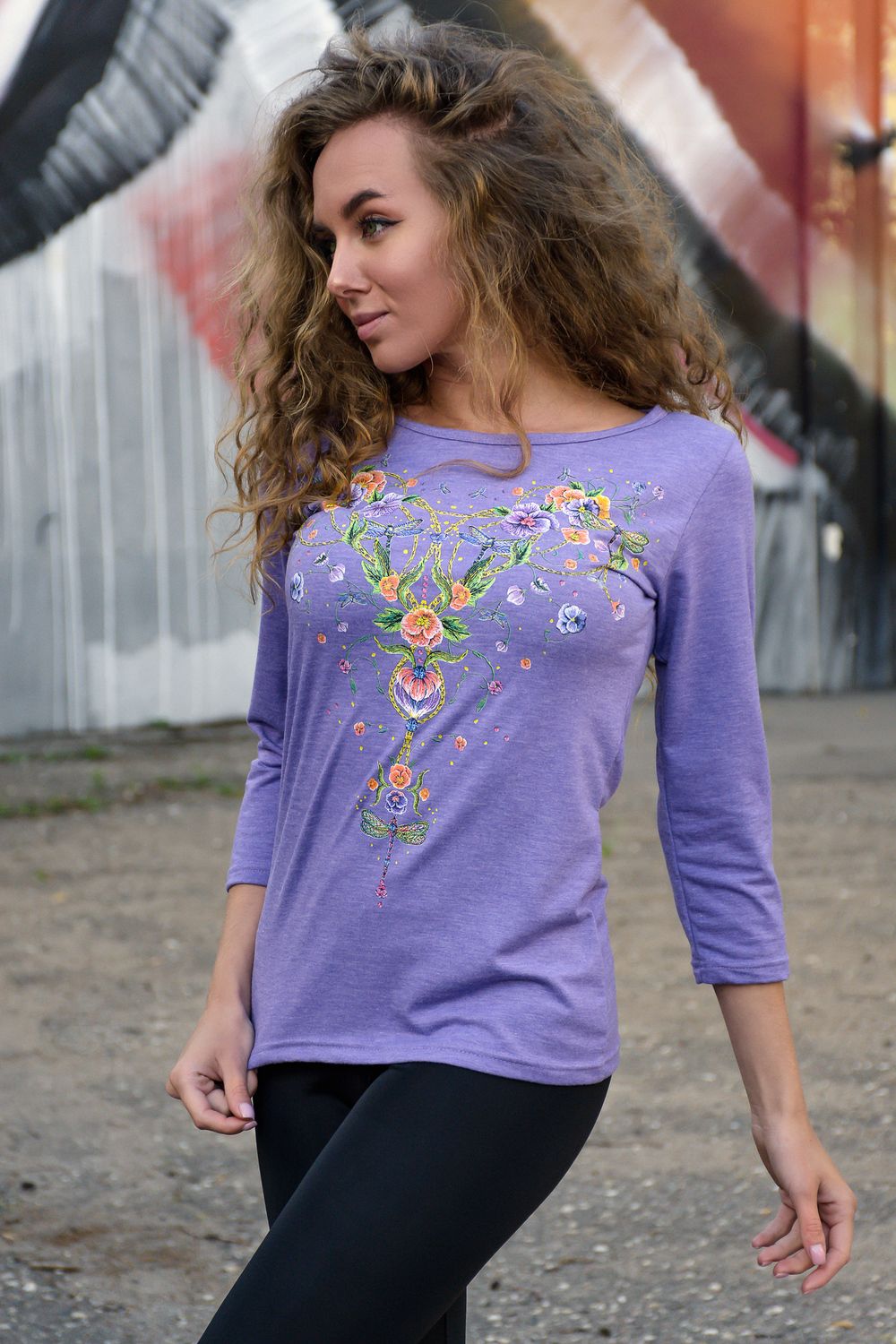 Кофта Латте - сиреневый