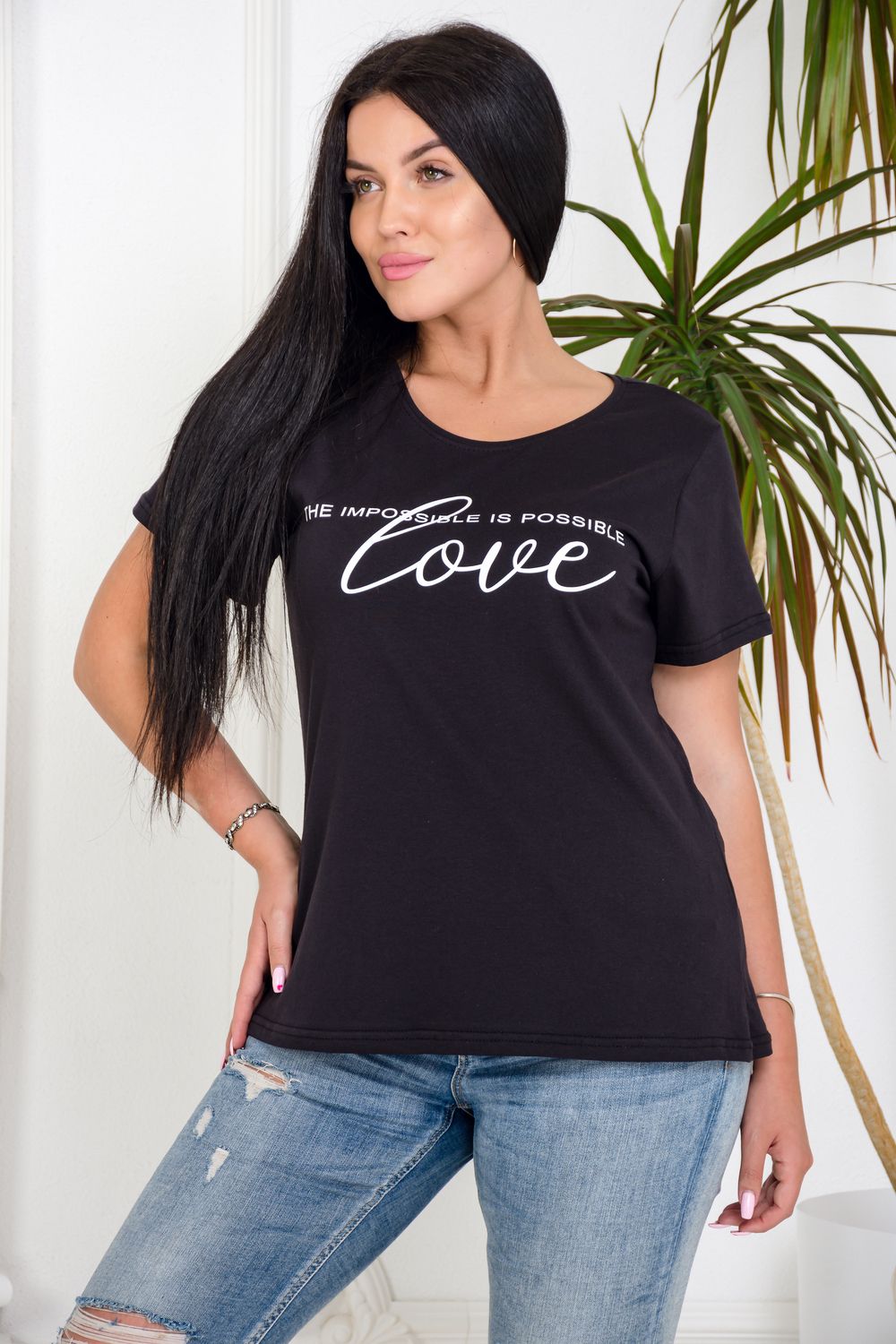 Футболка 4471 - черный