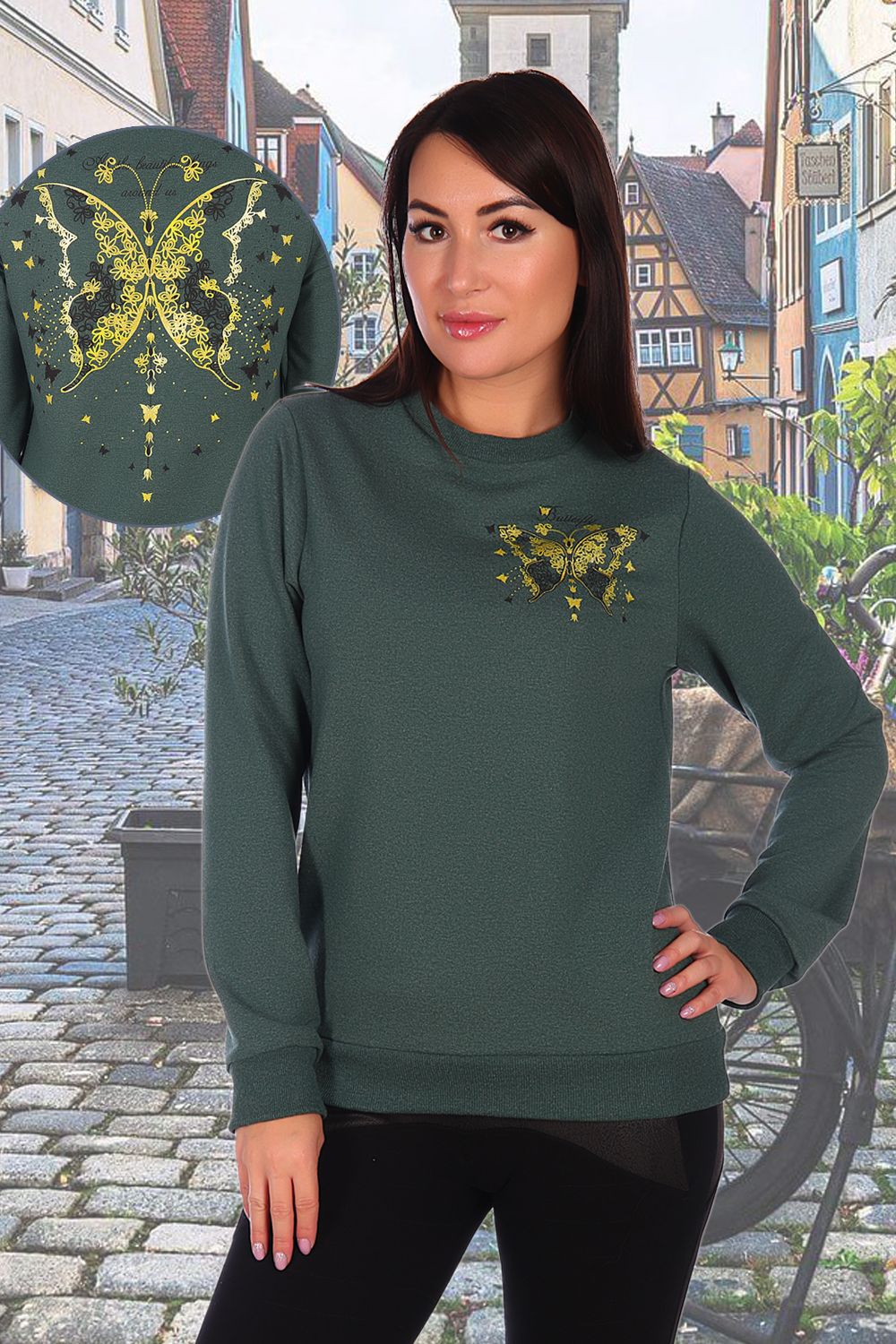 Свитшот Паладжио - изумруд