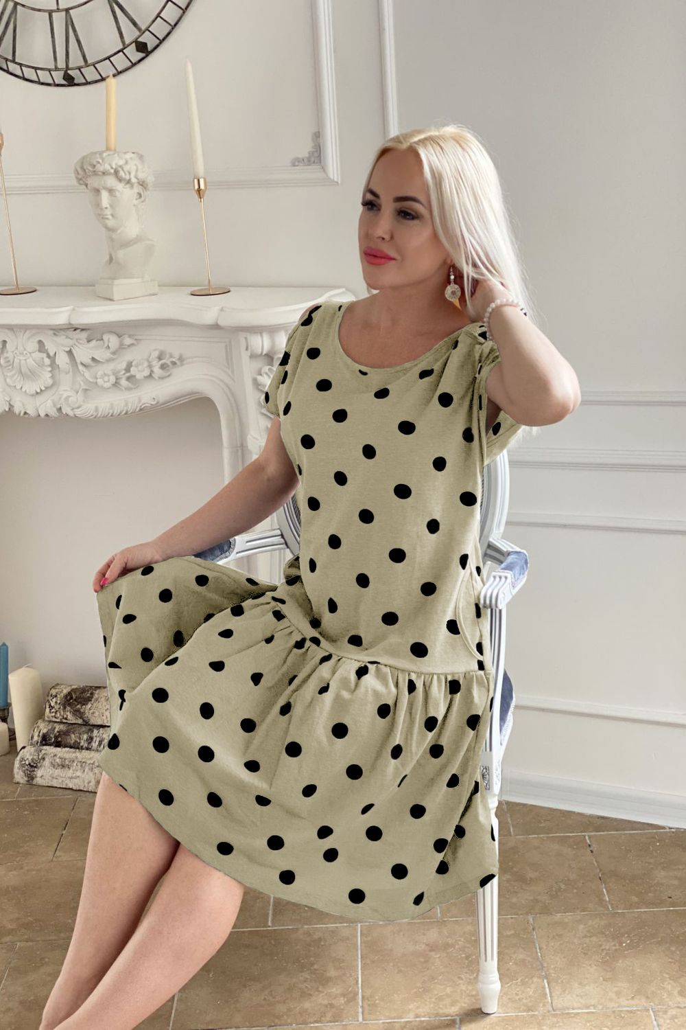 Платье 7268 - хаки