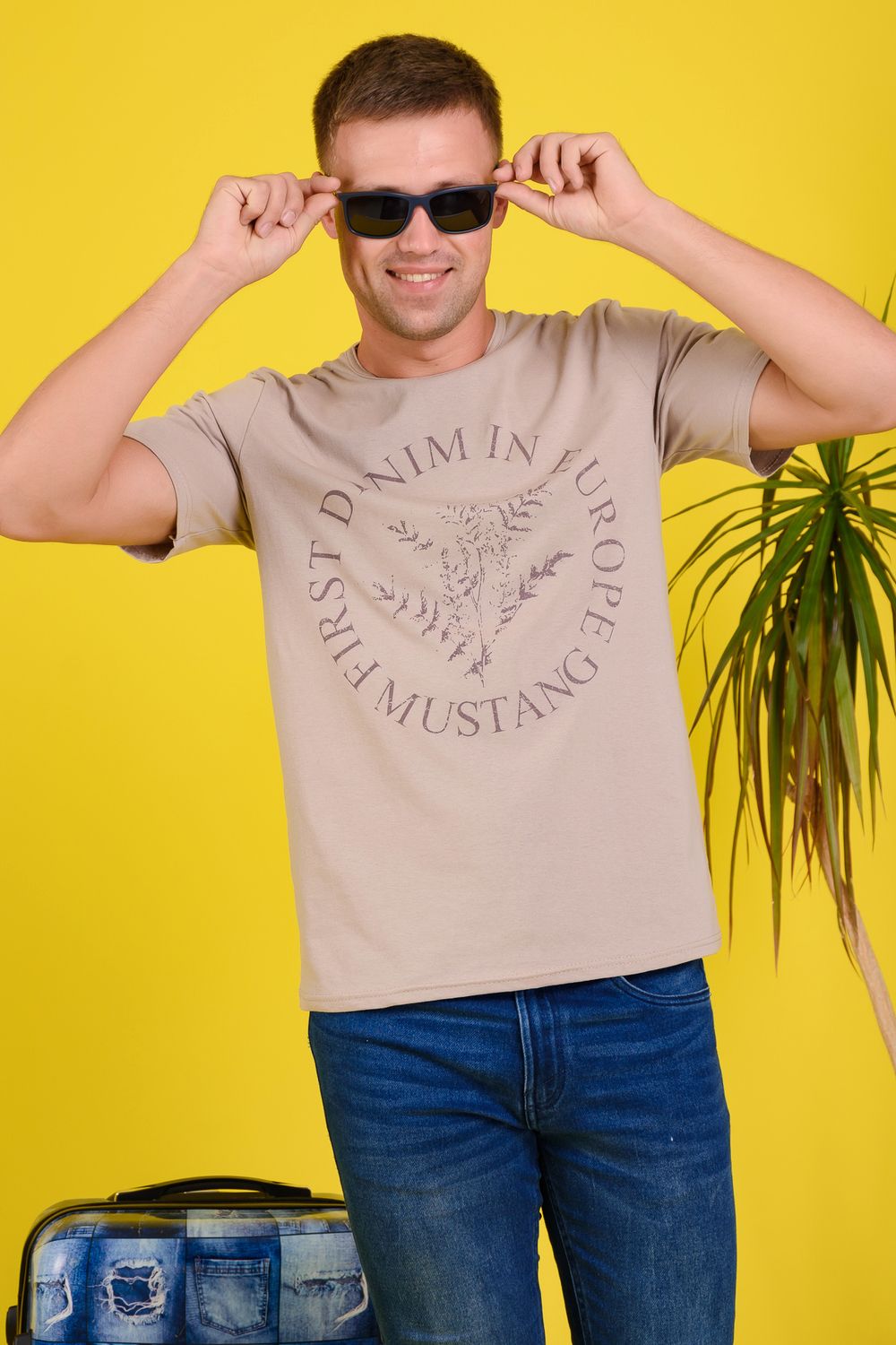 Футболка 4472 - бежевый