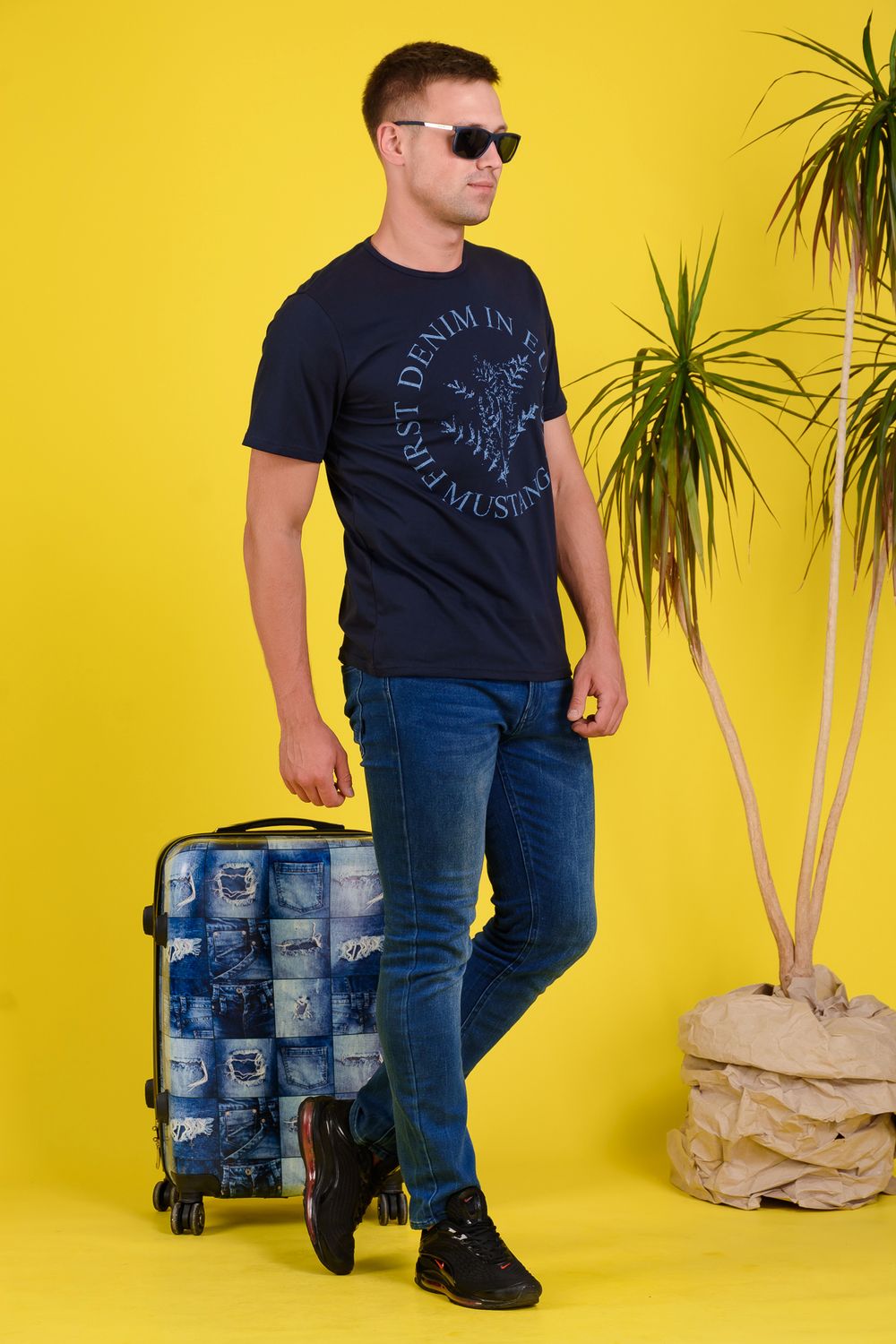 Футболка 4472 - темно-синий