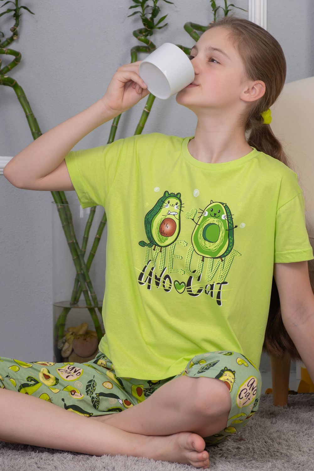 Пижама Эшли - салатовый