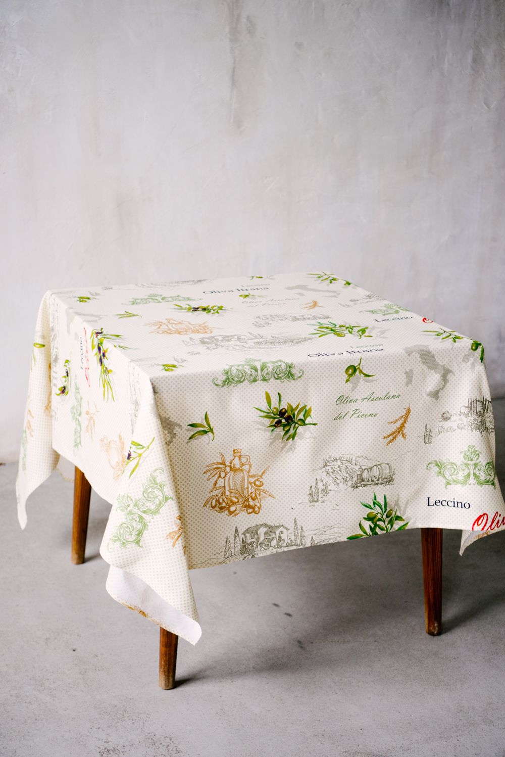 Скатерть Олива 180*150 - оливковый