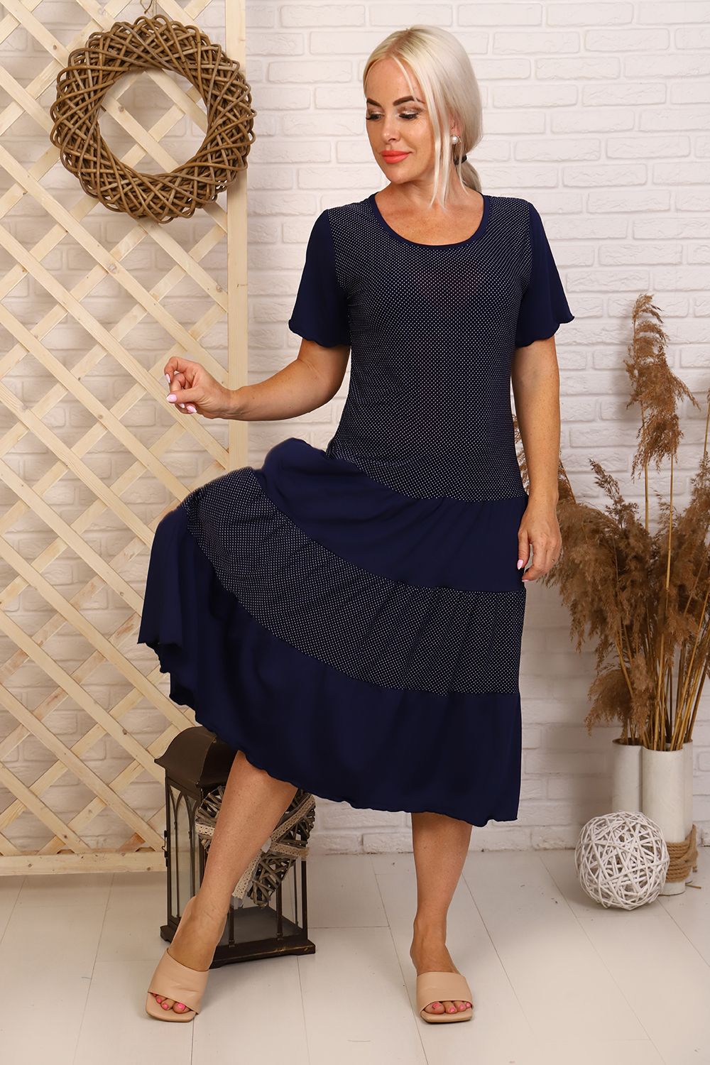 Платье 31525 - синий