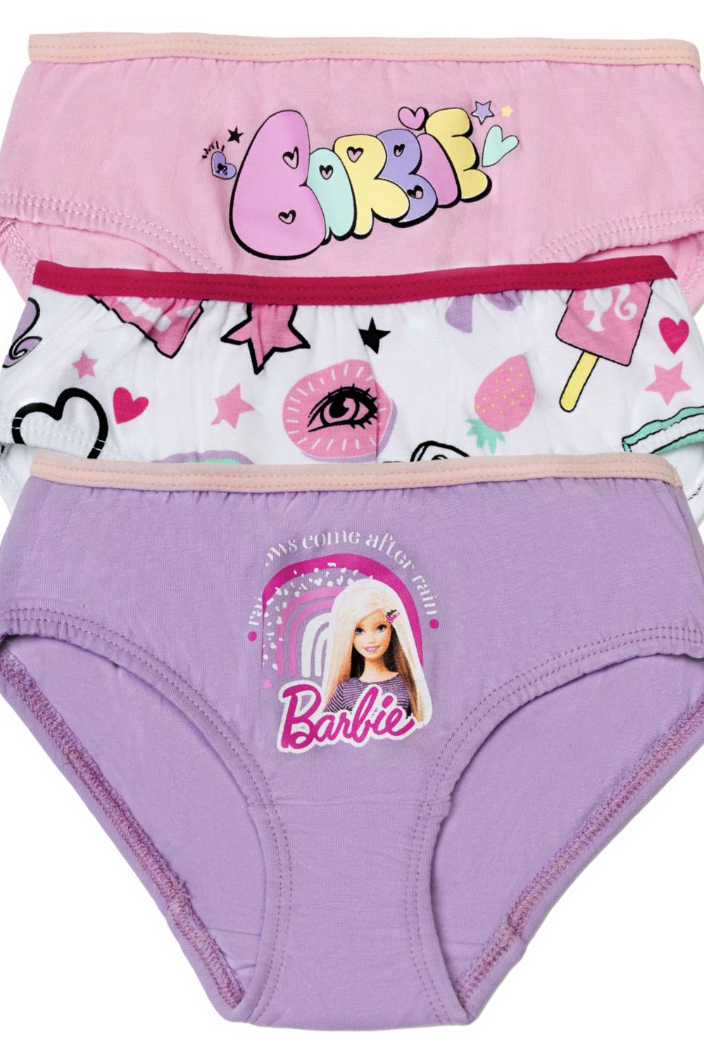 Комплект трусов 22761 Barbie (3 шт) - ассорти