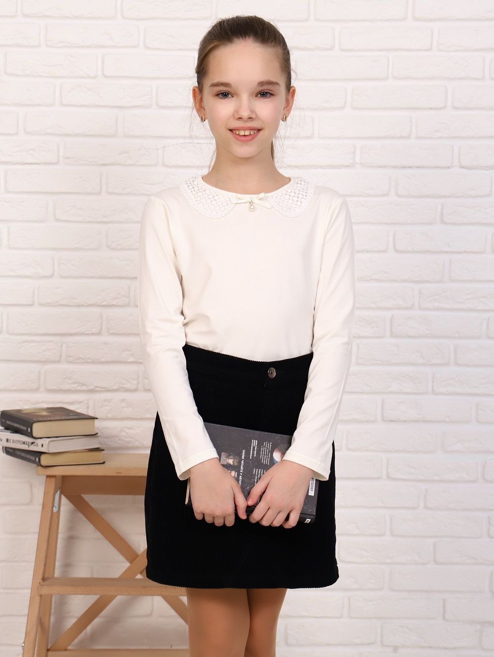 Евгения  блузка дл. рукав - экрю