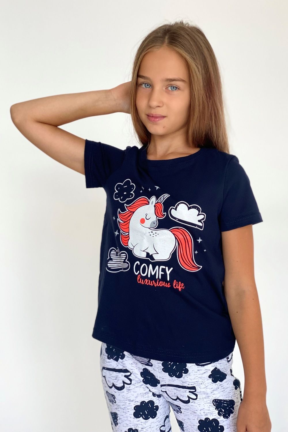 Футболка 5092 детская - синий