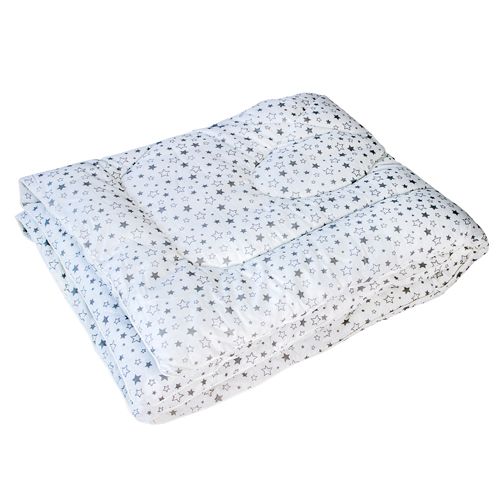 Одеяло детское "BabyRelax" леб. пух 300 гр.,  бязь, "Звездное небо (серый б-з)"