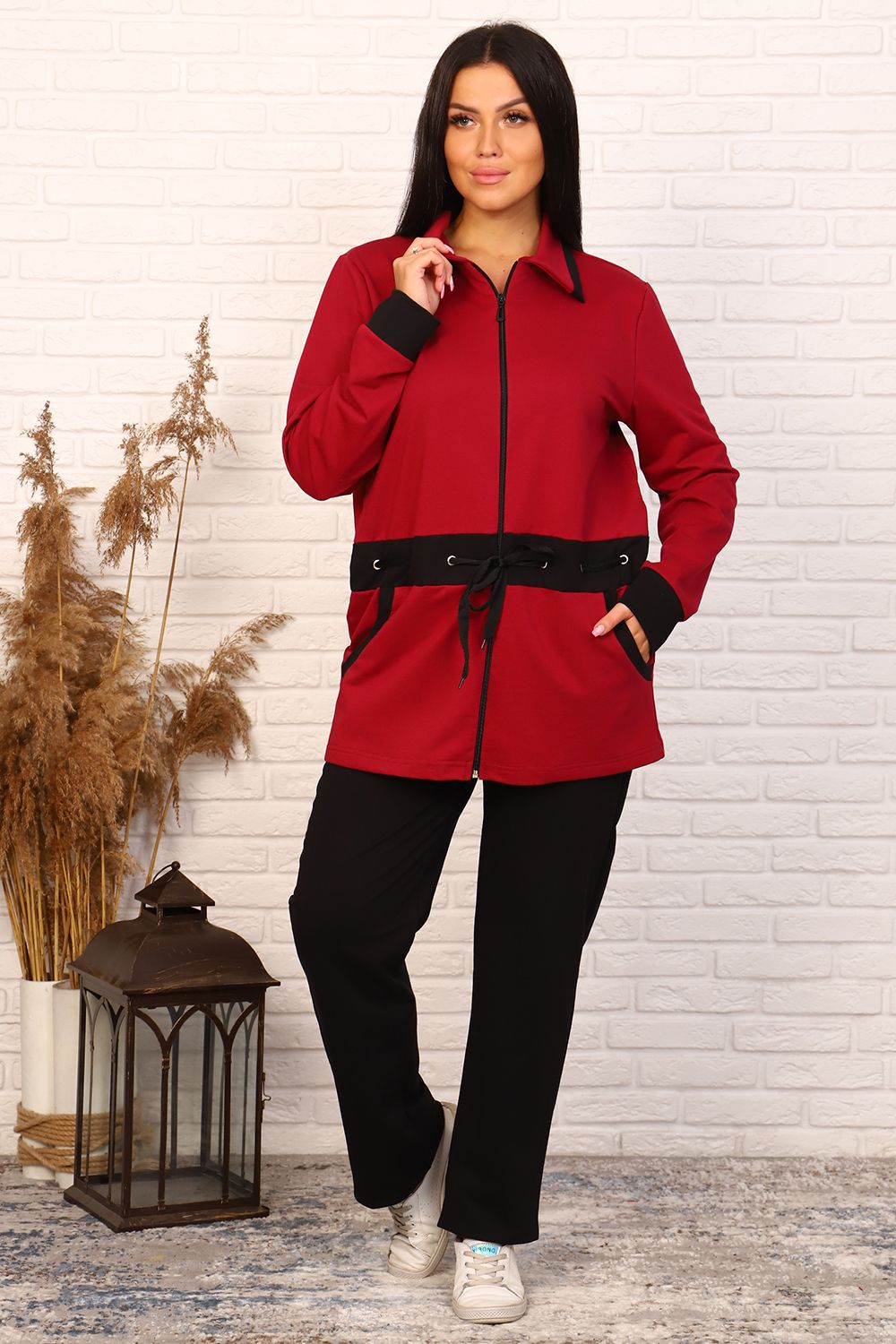 Костюм 47003 - бордо