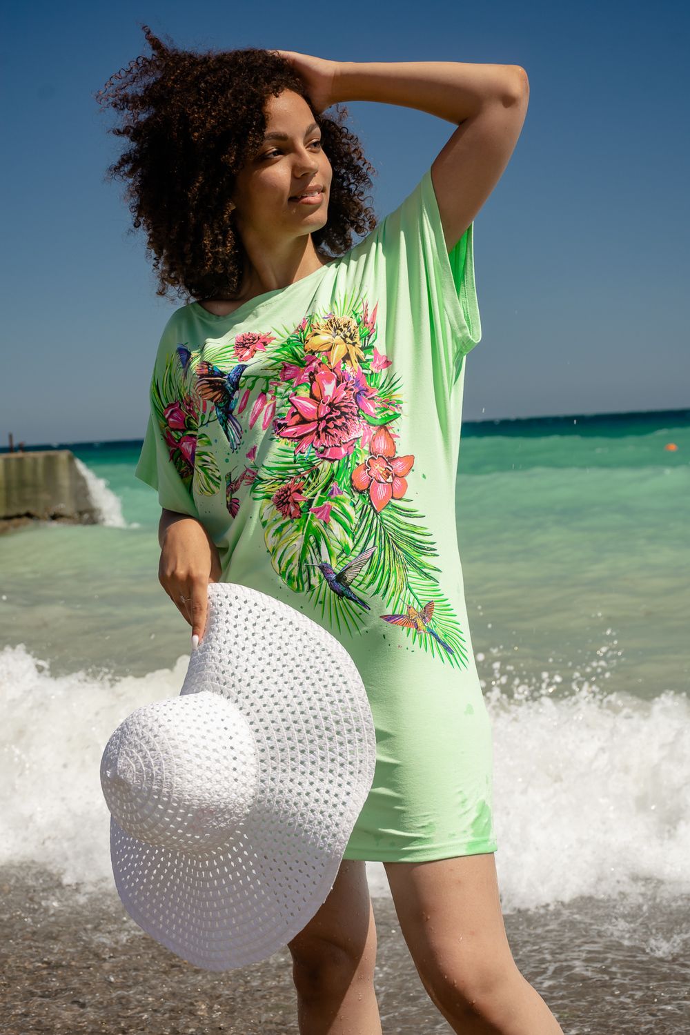 Туника Манго - фисташковый