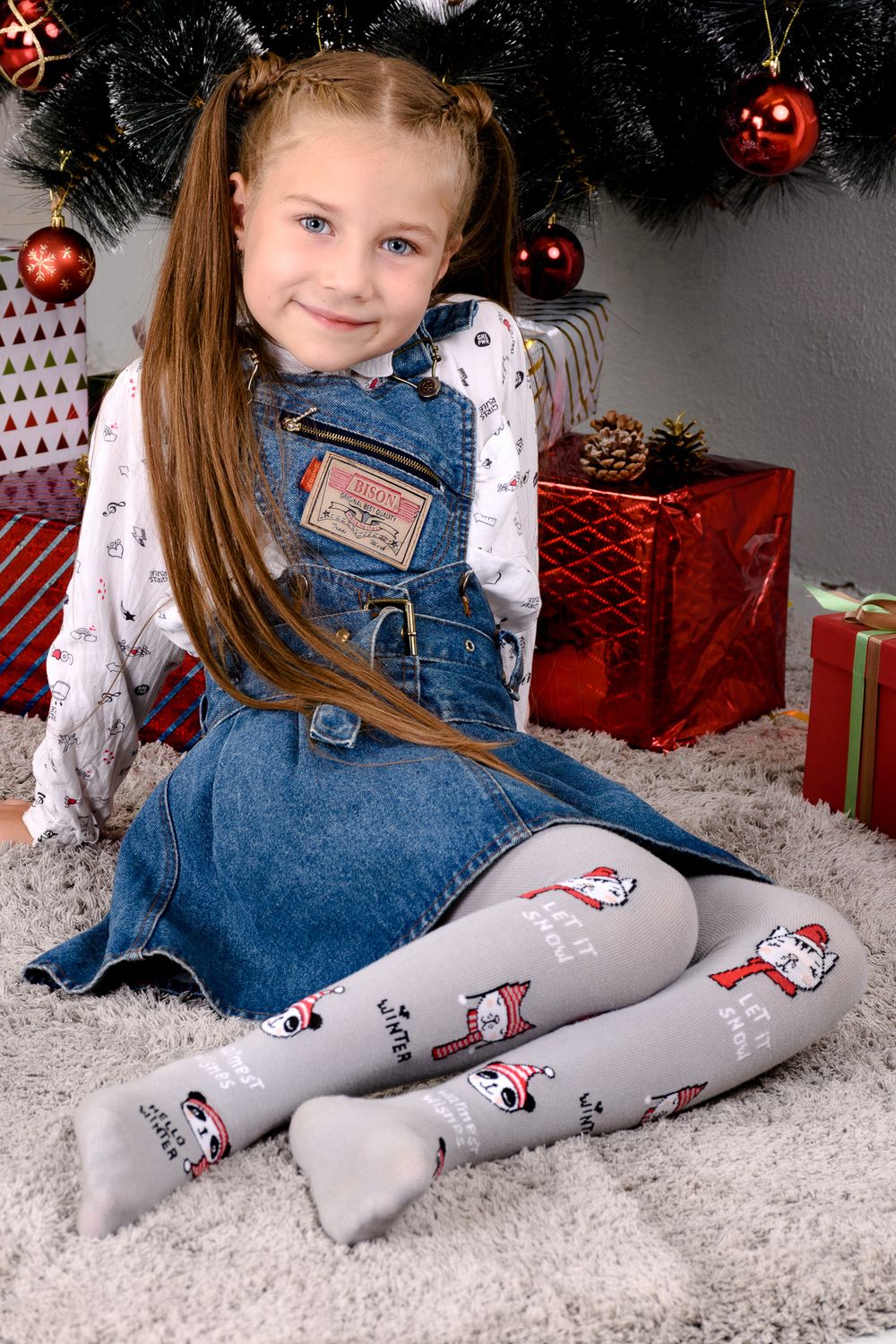 Колготки Прогулка детские - серый