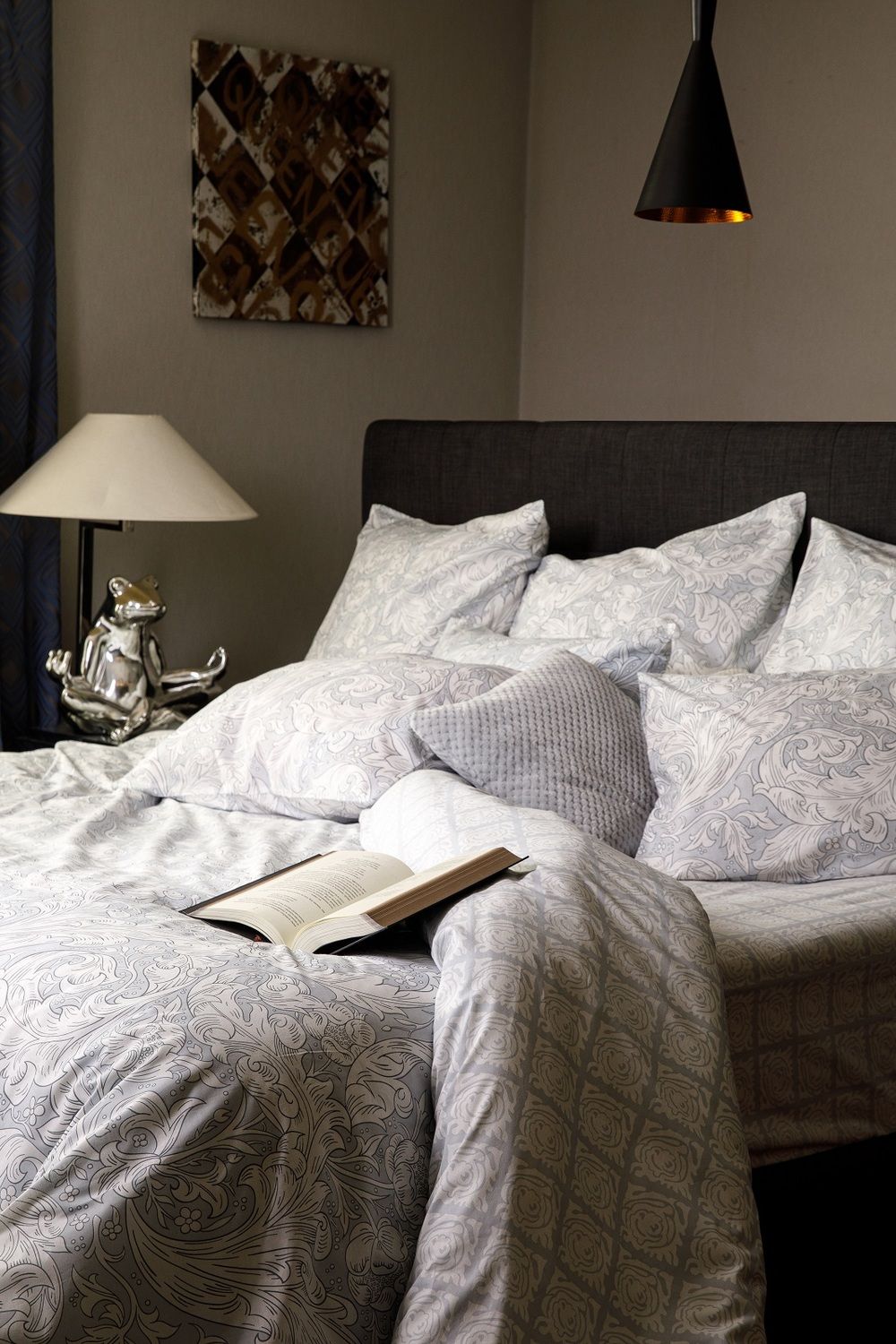 КПБ Вензель поплин 1.5 сп (пододеяльник на молнии)