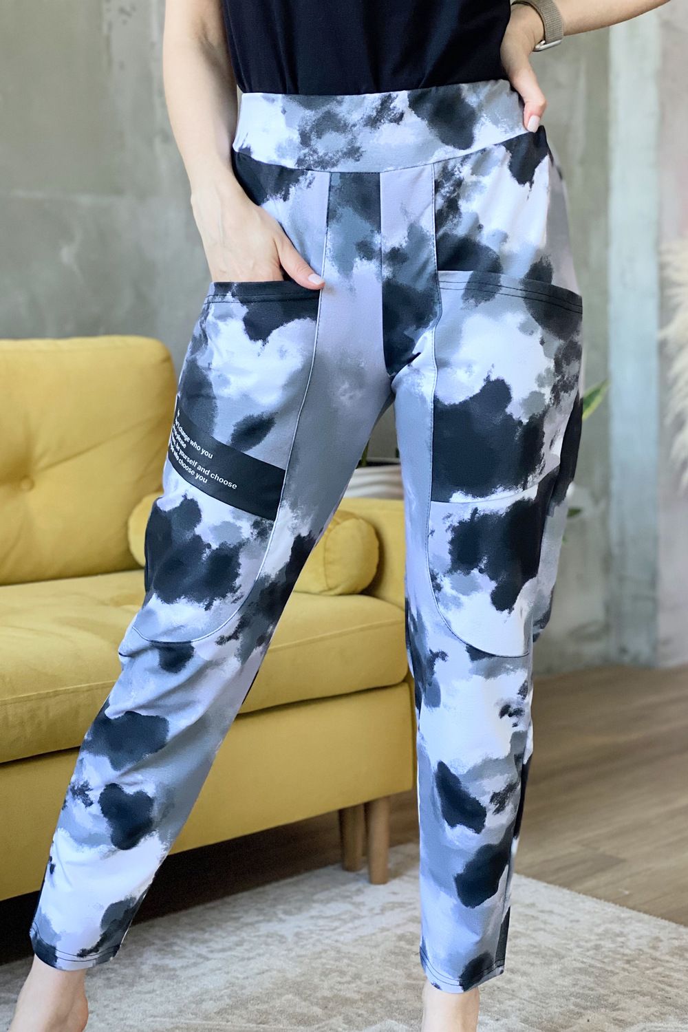 Брюки 8169 - мрамор