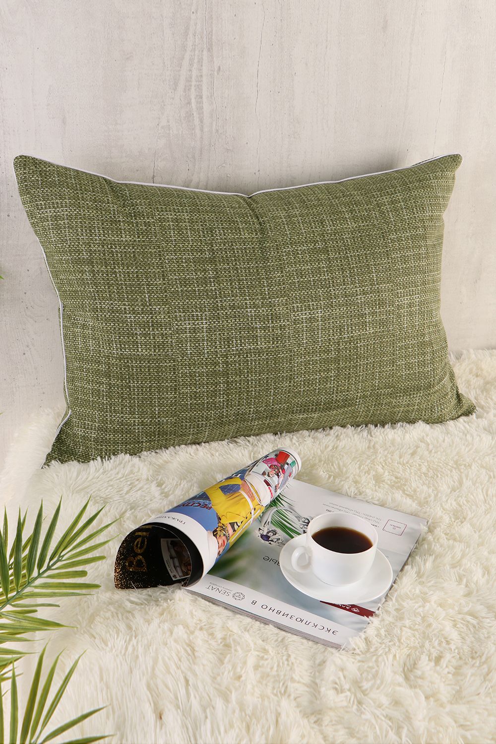 Наволочка Lizzy Home 50009 декоративная - зеленый