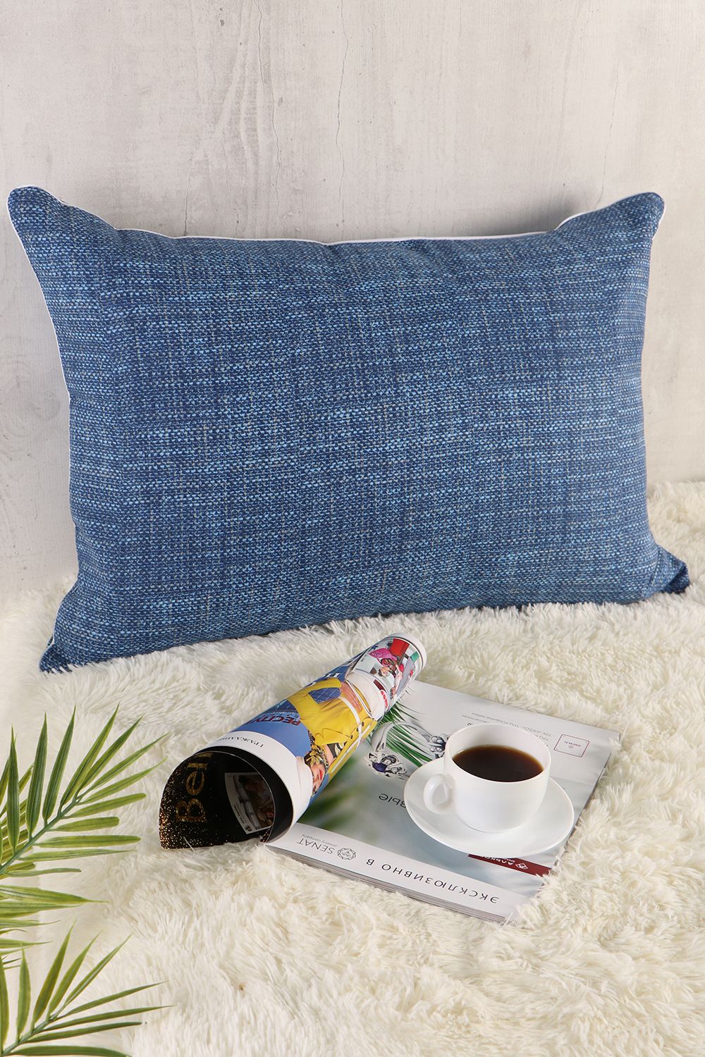 Наволочка Lizzy Home 50009 декоративная - синий