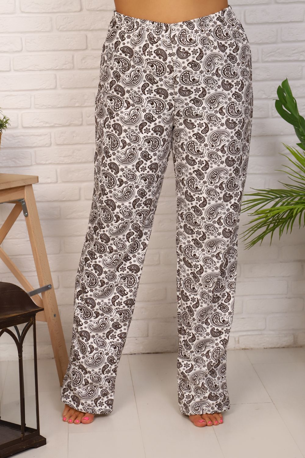 Брюки 19513 - огурцы