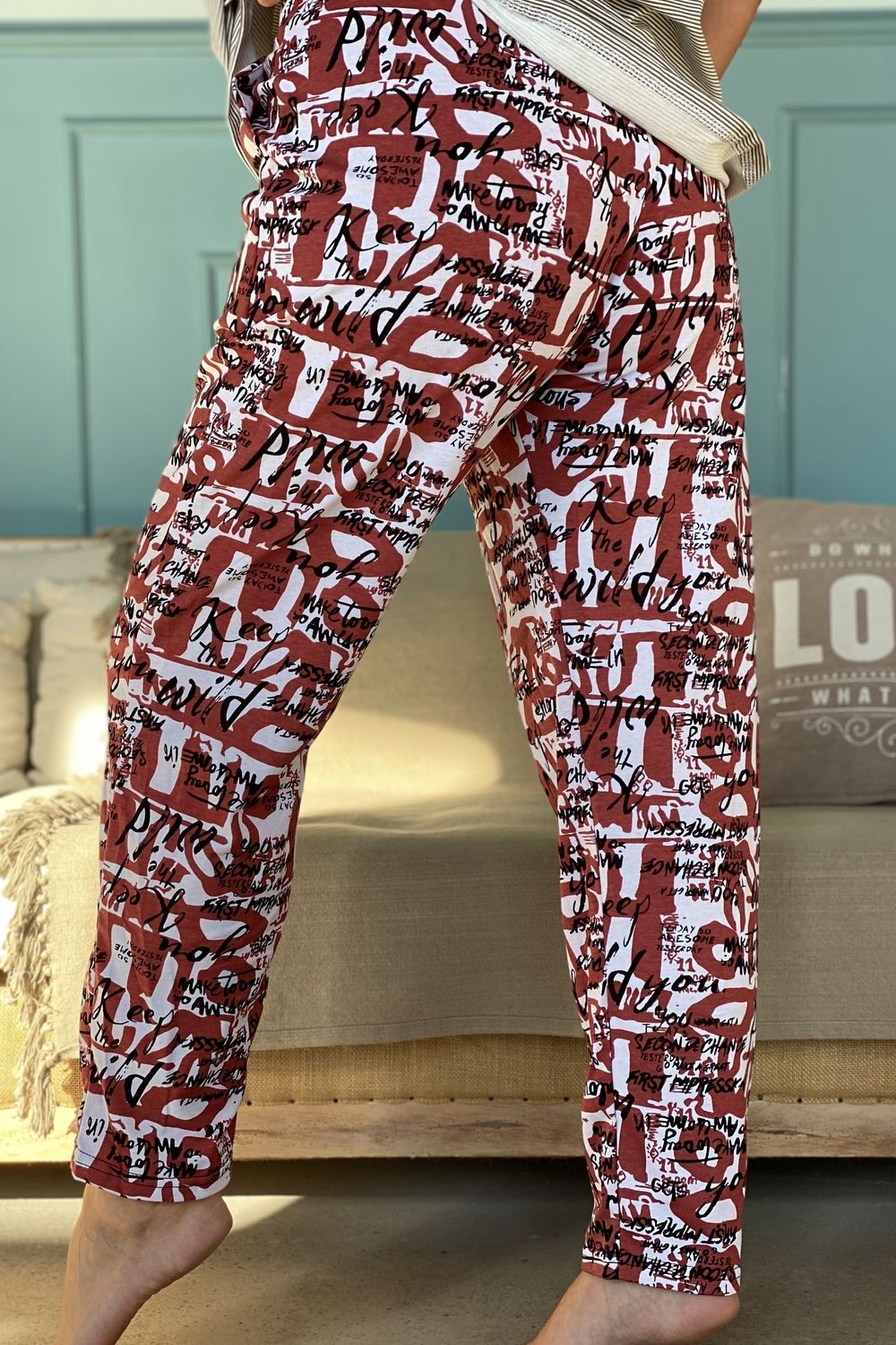 Брюки 8163 - буквы