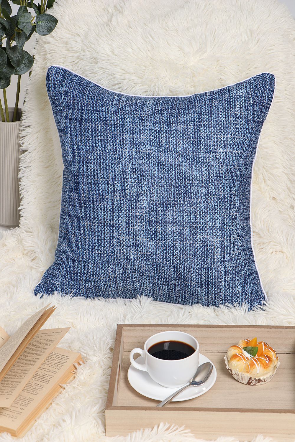 Наволочка Lizzy Home 50021 декоративная - синий