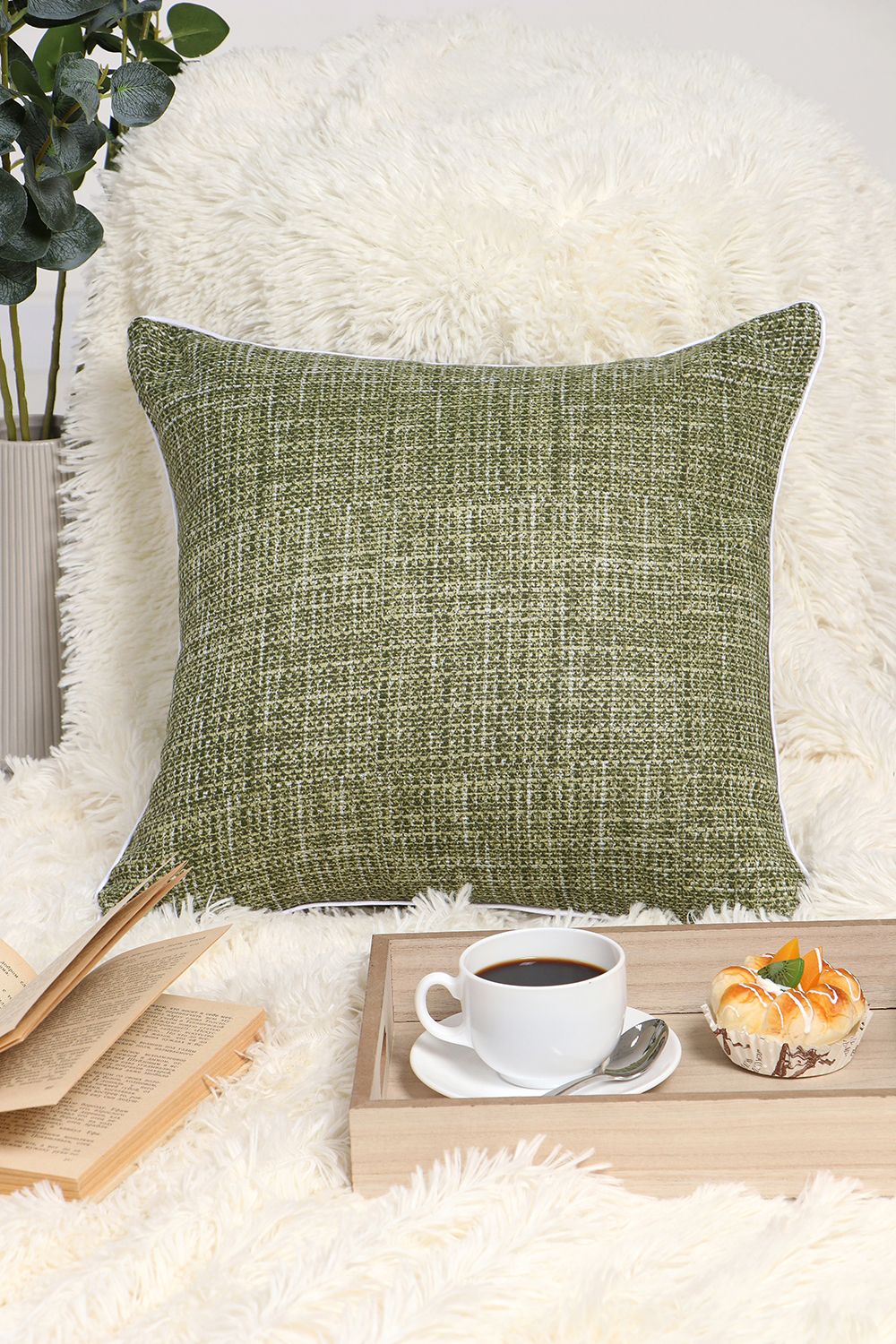 Наволочка Lizzy Home 50021 декоративная - зеленый