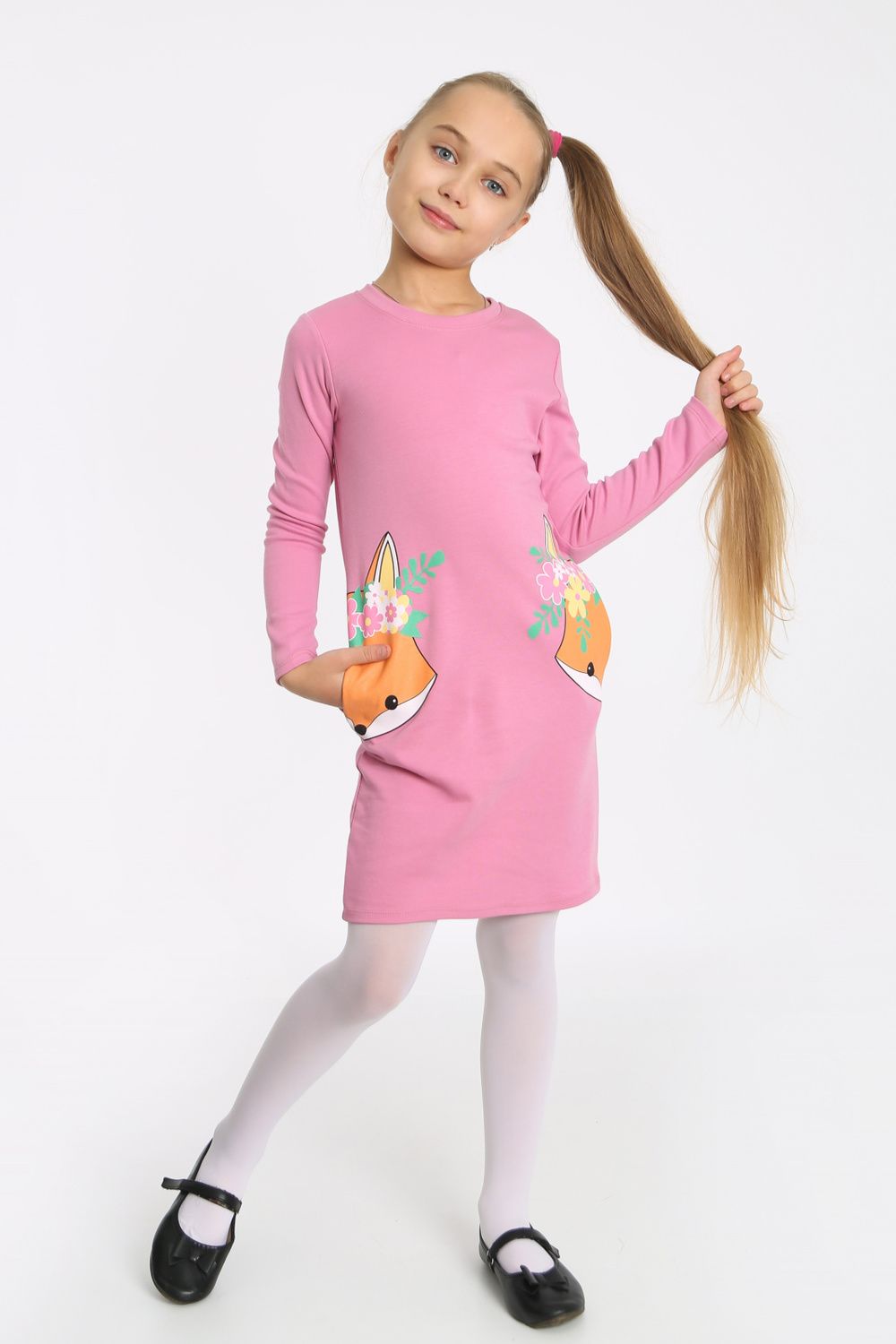 Платье Ксения детское - розовый