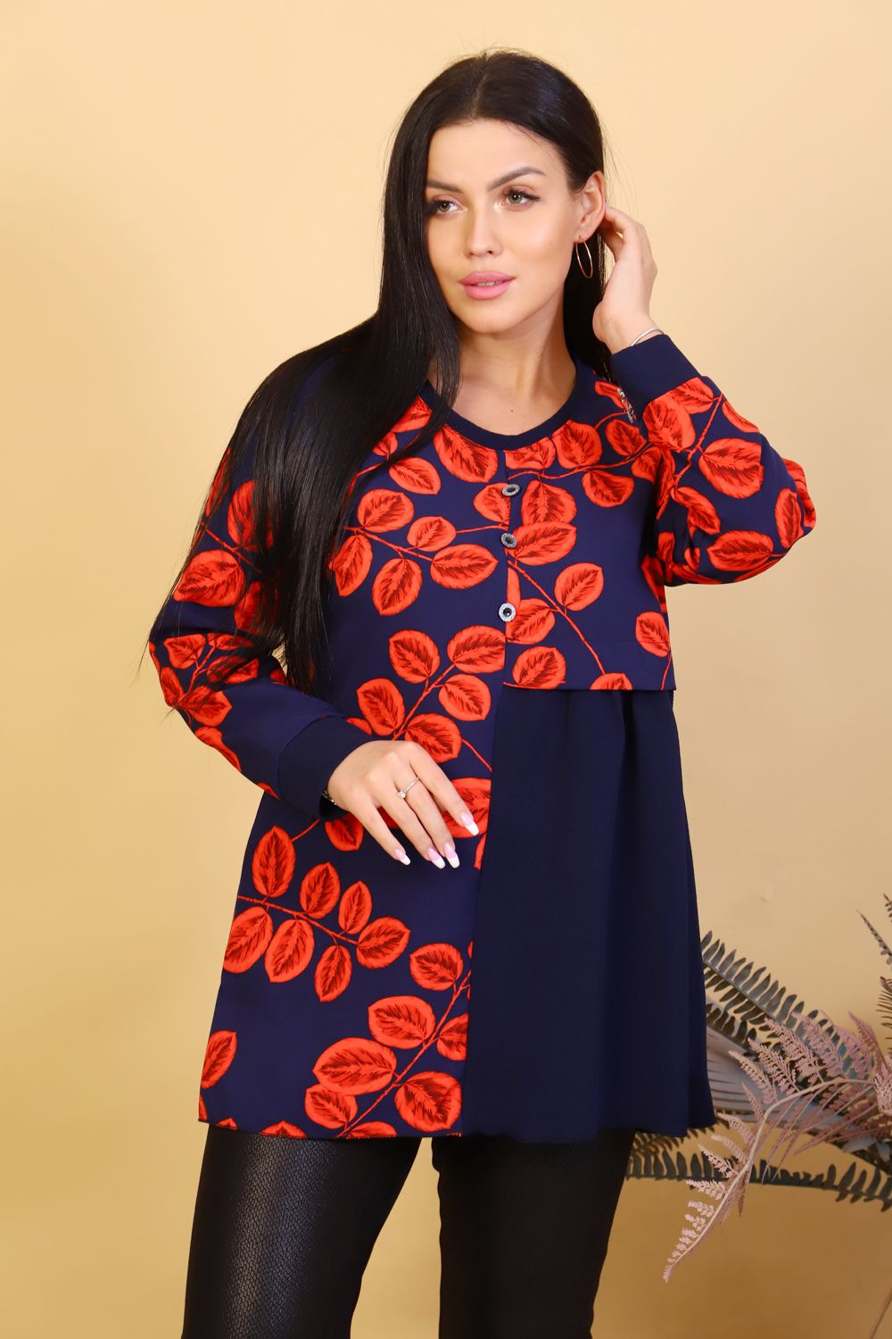 Туника 31571 - красный