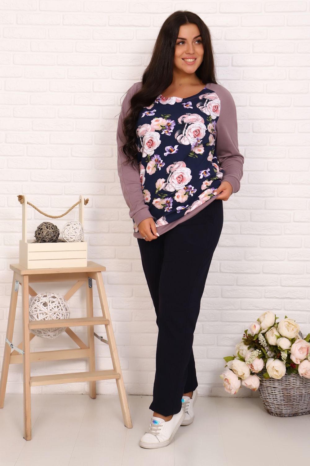 Туника 6733 - темно-синий