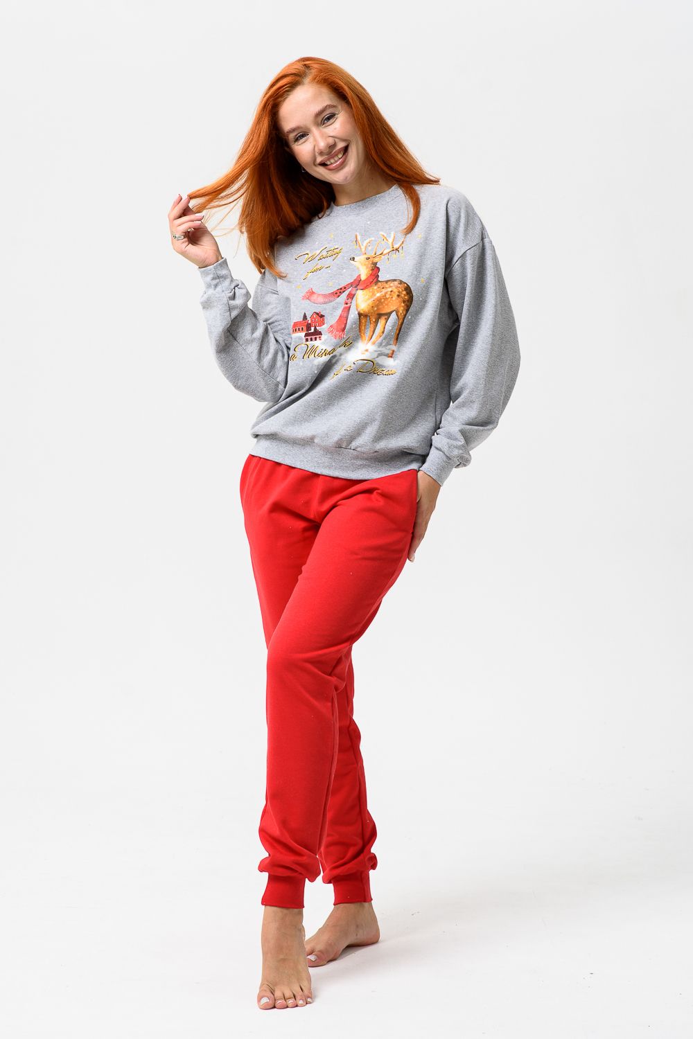 Костюм Рождество - красный