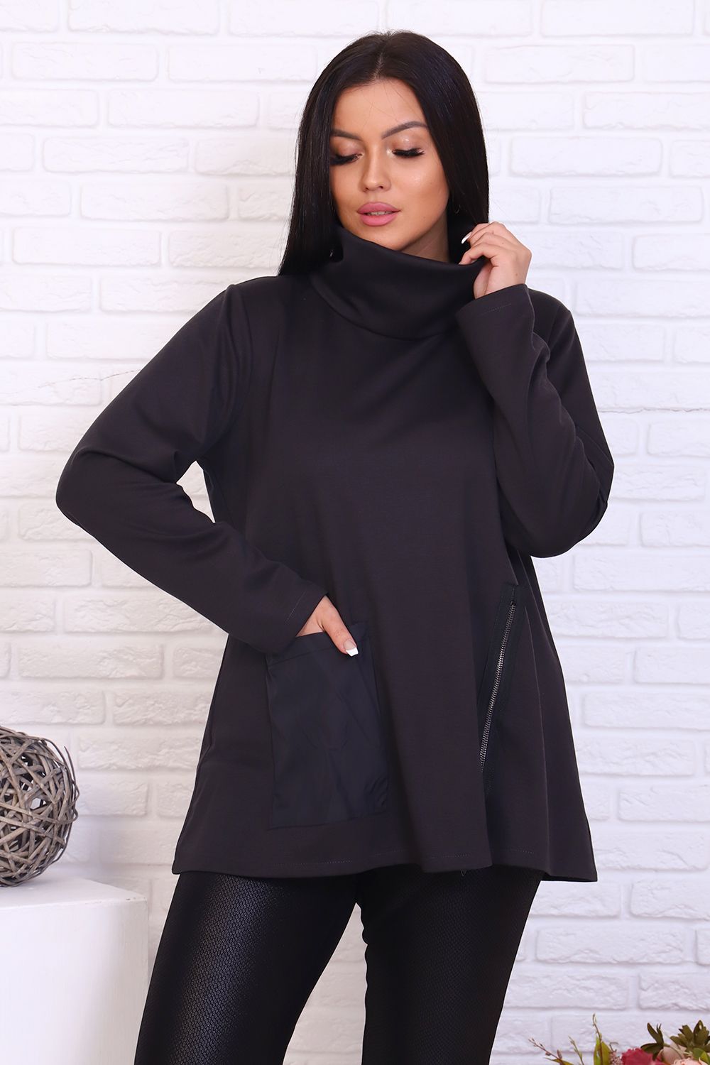 Туника 31582 - черный