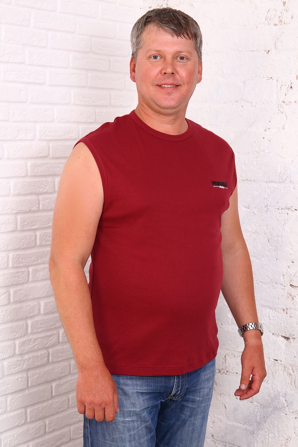 Футболка 5996 - бордо