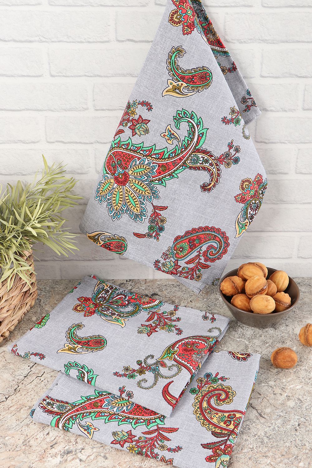 Набор полотенец Lizzy Home 50060 - серый