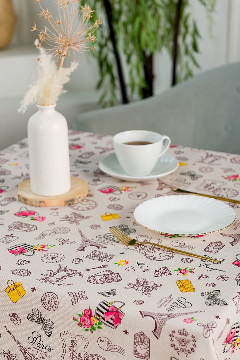 Скатерть Мадам - бежевый