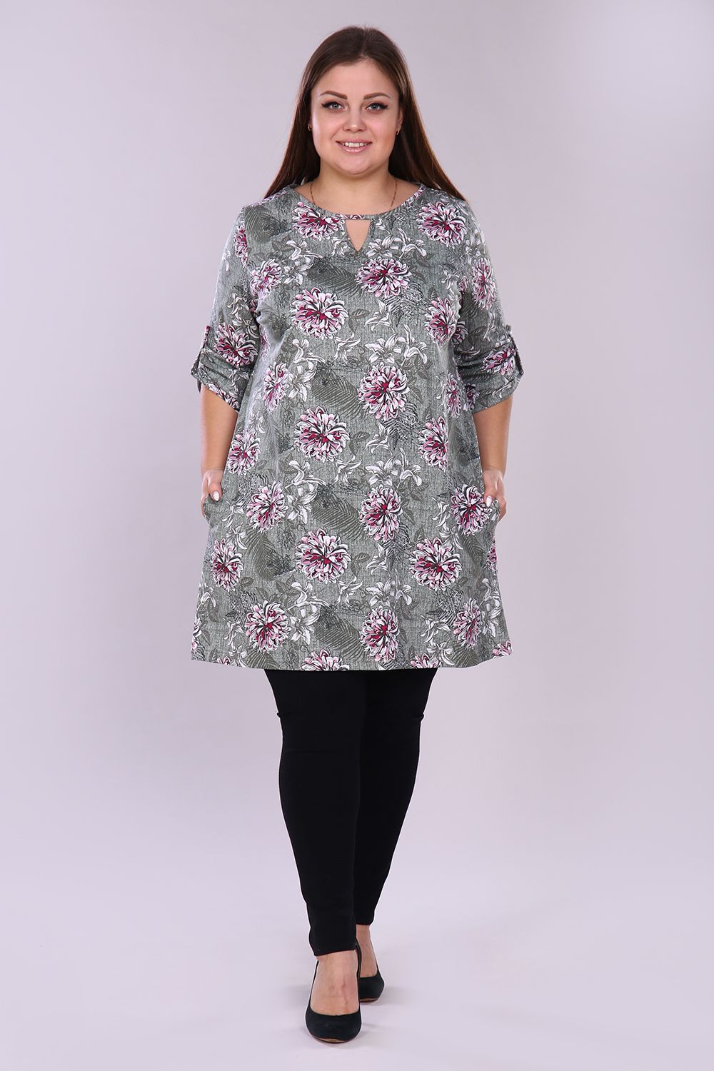 Туника 36535 - хаки