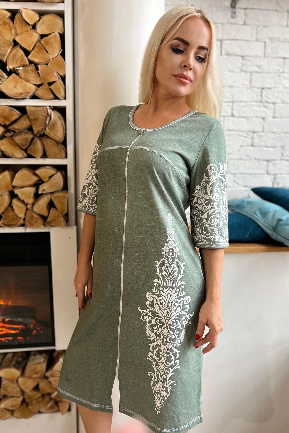 Халат 8165 - хаки