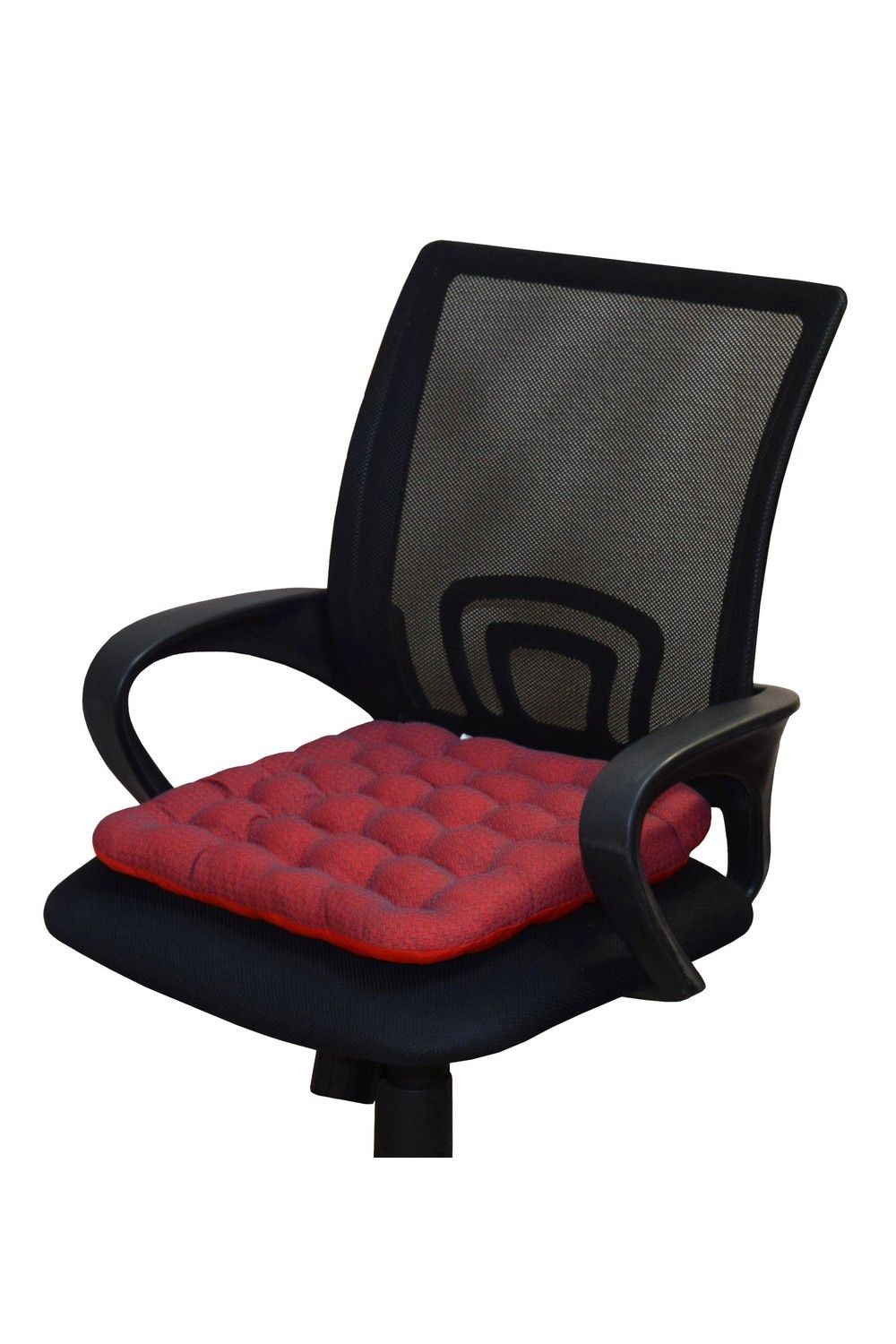 Подушка на сиденье Уют-Премиум - красный