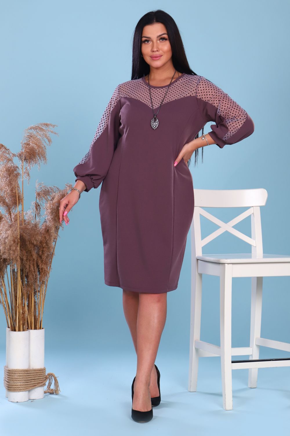 Платье 47029 - мокко