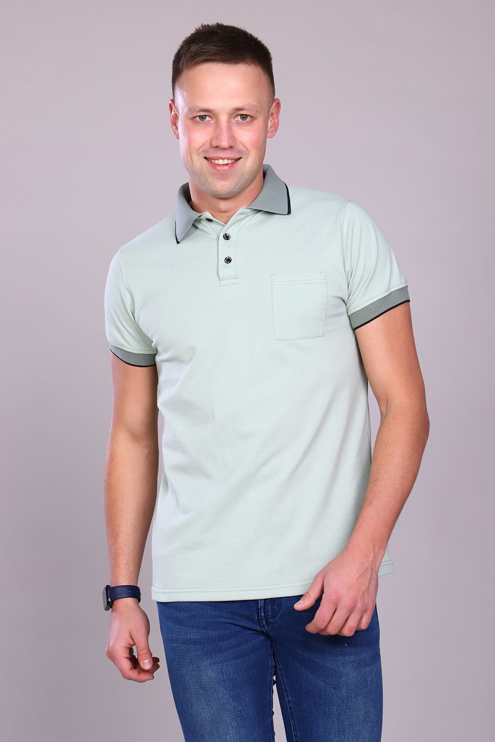 Футболка 6788 - фисташковый