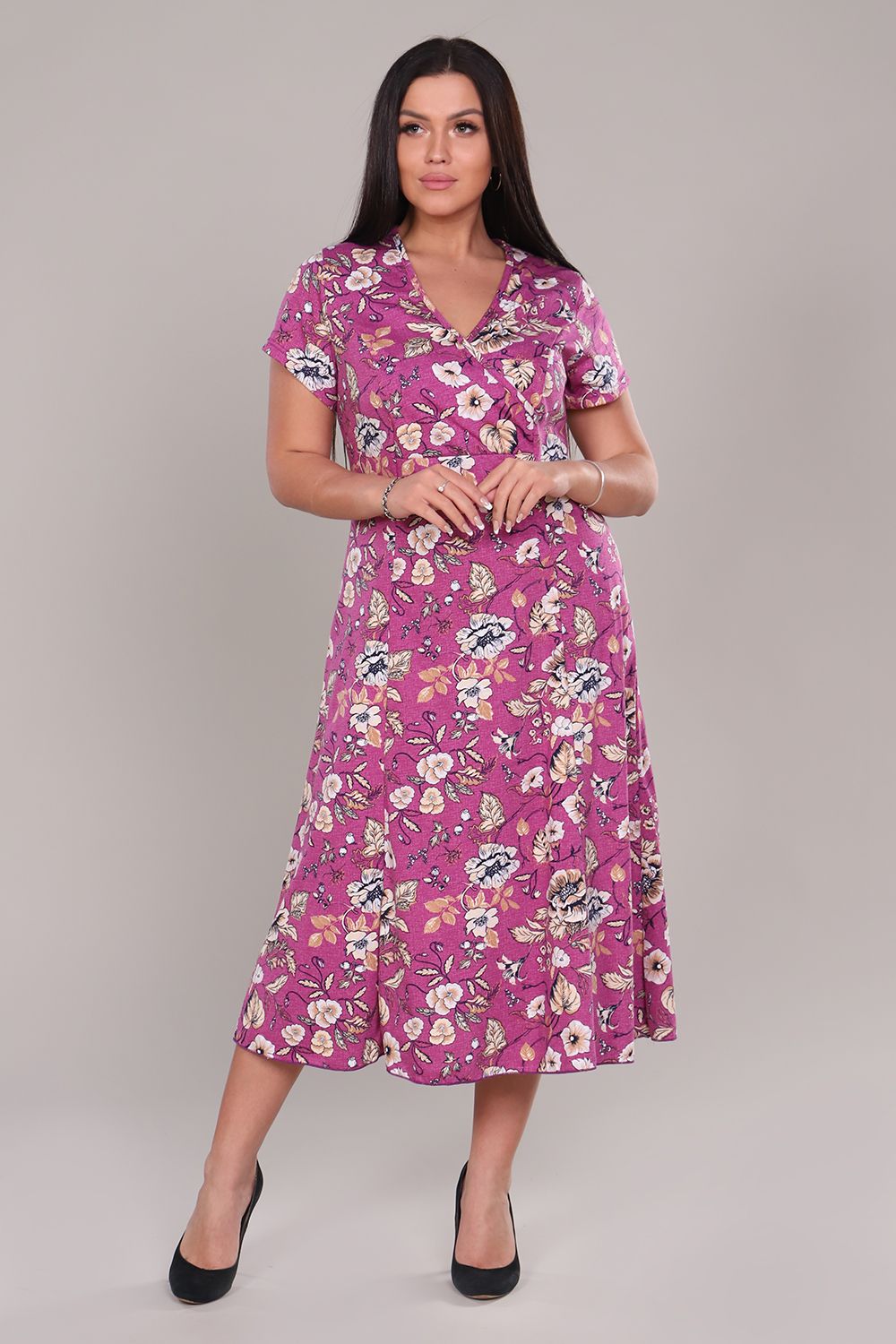 Платье 6738 - лиловый